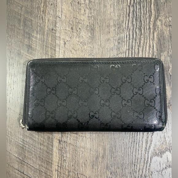 GUCCI GG Imprime Zip Around Long Wallet - Picture 2 of 11